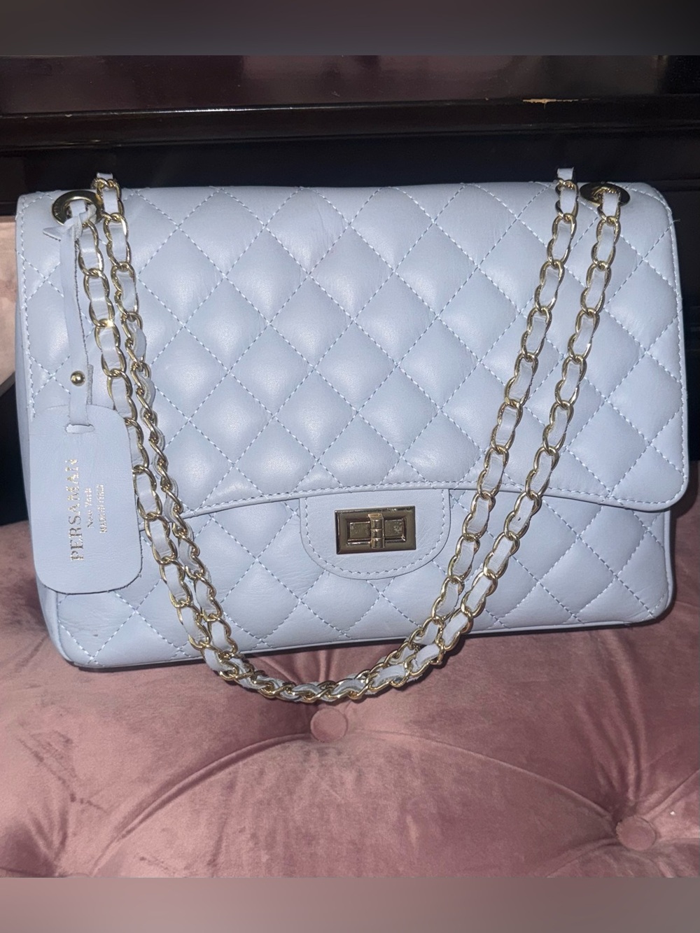 PERSAMAN NEW YORK
Made In Italy Elvira Quilted Leather Shoulder Bag